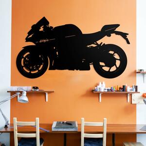 DUBLEZ | Dřevěný obraz motorky - Kawasaki Ninja ZX-10R