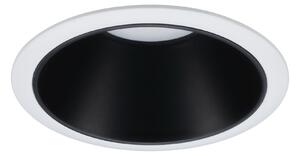 Paulmann 93401 LED Cole, bodovka v bílo-černé úpravě, 1x6,5W LED 2700K tříkrokové stmívání, prům. 8,8cm, IP44