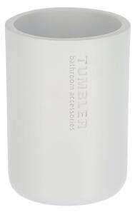 Koupelnový pohár Loudis, bílá, 350 ml