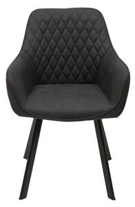 Designová židle Francesca, antracit