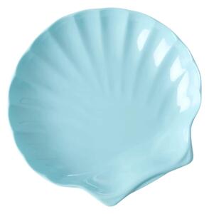 Melaminový dezertní talíř Sea Shell Arctic Blue 12,5 cm