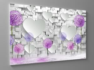 Liox Obraz květinová abstrakce Rozměr: 40 x 30 cm