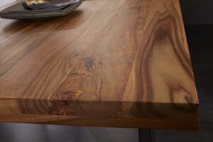 Jedálenský stôl IRONIC 140 cm - palisander, prírodná