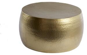 Noble Home Zlatý hliníkový konferenční stolek Hammop, 60 cm