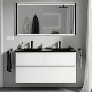 Koupelnová skříňka s dvojumyvadlem LAVOA 120 cm