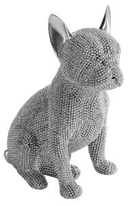 DEKORAČNÍ FIGURKA ELDO 13X9X17 CM STŘÍBRNÁ