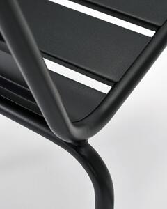 Zahradní židle hallo černá