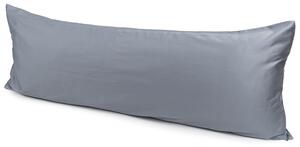 Povlak na Relaxační polštář Náhradní manžel satén šedá, 50 x 150 cm