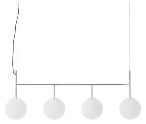 AUDO COPENHAGEN Závěsná lampa TR Suspension Frame, Polished Steel, Matt Opal