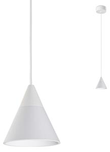 REDO Group 01-1750 Eiko, bílé závěsné svítidlo, 7W 3000K, průměr 7,2cm, výška 7,5cm