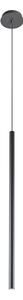 REDO Group 01-1223 Kanji, černé závěsné svítidlo, 6W 3000K, průměr 2,5cm, výška 55cm