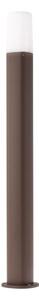 REDO Group 9078 Crayon, sloupkové svítidlo, 1x42W E27, rezavě hnědá, výška 80cm, IP44