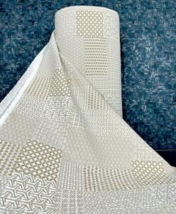 Ervi bavlna - Krep š.240 cm - Geometrický vzor č.226557-38, metráž