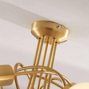 Lindby - Elaina 5 Stropní Lampa Brass/OpalLindby - Lampemesteren