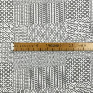Ervi bavlna - Krep š.240 cm - Geometrický vzor č.226557-5, metráž