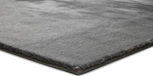 Tmavě šedý koberec Universal Berna Liso, 160 x 230 cm