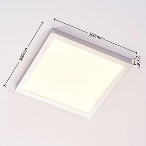 Arcchio - Solvie LED Stropní Lampa Square Silver/White - Lampemesteren