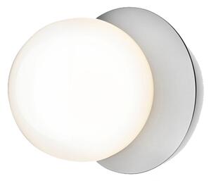 Nuura - Liila 1 Nástěnné Svítidlo Lamp/Stropní Lampa Light Silver/Opal White - Lampemesteren