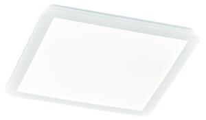 Bílé čtvercové stropní LED svítidlo Trio Camillus, 40 x 40 cm