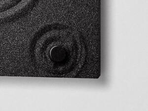 Liox Obraz kameny v černém písku zen Rozměr: 40 x 40 cm