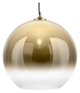 Skleněné závěsné svítidlo ve zlaté barvě Leitmotiv Bubble, ø 40 cm