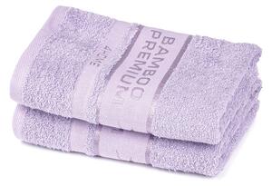 Bamboo Premium ručník světle fialová, 50 x 100 cm, sada 2 ks