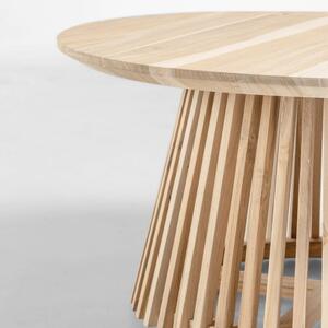 Konferenční stolek z teakového dřeva Kave Home Irune, ⌀ 80 cm