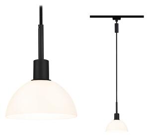 Paulmann 96974 Pendel Sarrasani, závěs pro Urail system, 1x20W E14, černá, bílé sklo