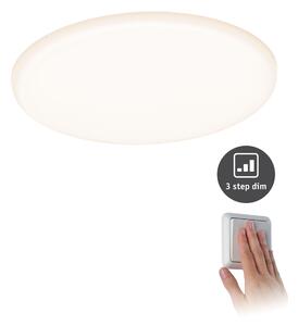 Paulmann Veluna VariFit, kulaté zápustné svítidlo, 17W LED 3000K, tříkrokové stmívání, prům. 18,5cm, IP44