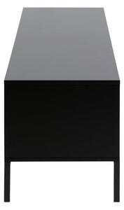Černý TV stolek v dekoru dubu 140x45 cm Seaford - Actona