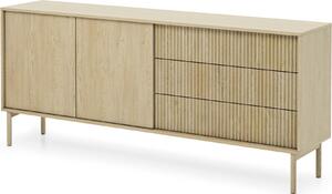 Komoda, barva: dub Cremona, rozměry: 187, 1 x 79, 8 x 39, 5 cm