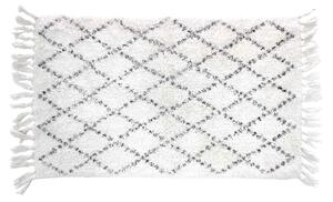 Bílá koupelnová předložka 50x80 cm Latika – douceur d'intérieur