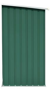 Zahradní kůlna Hendy na dříví - zelená | 163x83x154 cm