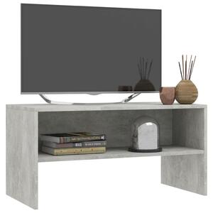 TV stolek Basic - 80x40x40 cm | betonově šedý