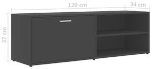 TV stolek Macq - černý | 120x34x37 cm