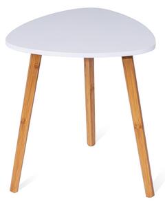 Bílý odkládací stolek Bonami Essentials Viby, 40 x 40 cm