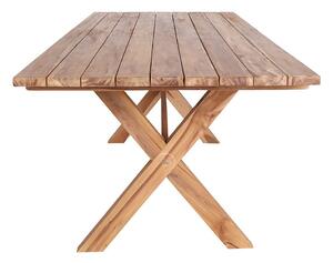 Venkovní jídelní stůl z recyklovaného teakového dřeva House Nordic Murcia, délka 200 cm