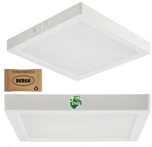 ECOLIGHT Přisazený čtvercový LED panel 24W - 2640lm - neutrální bílá