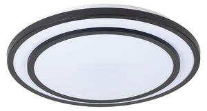 Stropní Lampa Lindby, Essina, stmívatelné, Černá, Obývací pokoj, Kov, Moderní