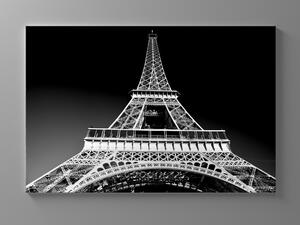 Liox Černobílý obraz Eiffelova věž Rozměr: 40 x 25 cm