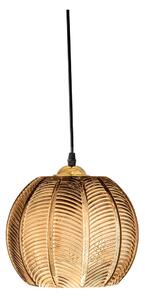 Jantarové závěsné svítidlo se skleněným stínidlem ø 22 cm Adar – Bloomingville