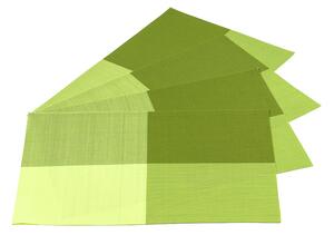 Jahu Prostírání DeLuxe zelená, 30 x 45 cm, sada 4 ks
