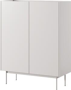 Komoda : korpus a čelo: kašmír, dub Linea TOP, 97 x 122 x 37 cm