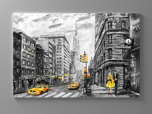 Liox Obraz New York žluté taxi Rozměr: 60 x 40 cm