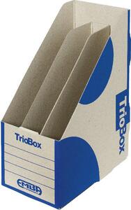 Stojan archivační Emba Triobox 30x22x13 cm, modrý