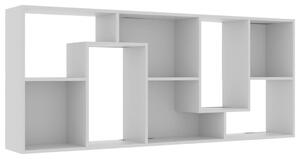 Knihovna Stepney - dřevotříska - 67x24x161 cm | šedá