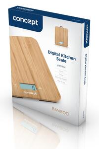 Concept VK5714 digitální kuchyňská váha BAMBOO