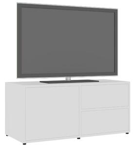TV stolek Lewisham - dřevotříska - 80 x 34 x 36 cm | bílý