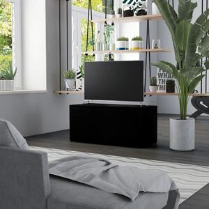 TV stolek Lewisham - dřevotříska - 80 x 34 x 36 cm | černý