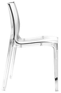 FormWood Transparentní plastová jídelní židle Simple Chair